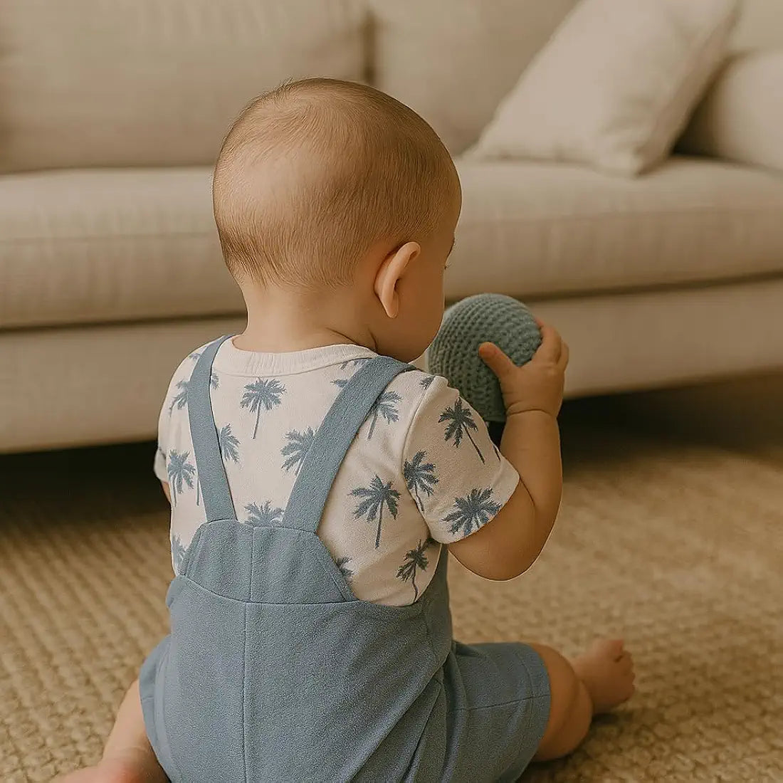 DISHAARA Fashion Newborn Baby Dungaree Set for Boys & Girls Cotton Rabbit Print Romper Dress Soft & Comfortable Baby Outfit for Kids, Infants & Toddlers 